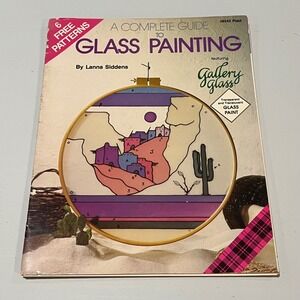 Plaid Gallery Glass A Complete Guide to Glass Painting Book 6 Patterns